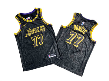 Luka Doncic Los Angeles Lakers black jersey
