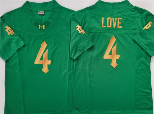 Jeremiyah Love Notre Dame Fighting Irish green Limited jersey