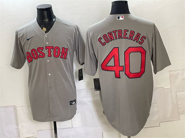 Willson Contreras Boston Red Sox gray jersey