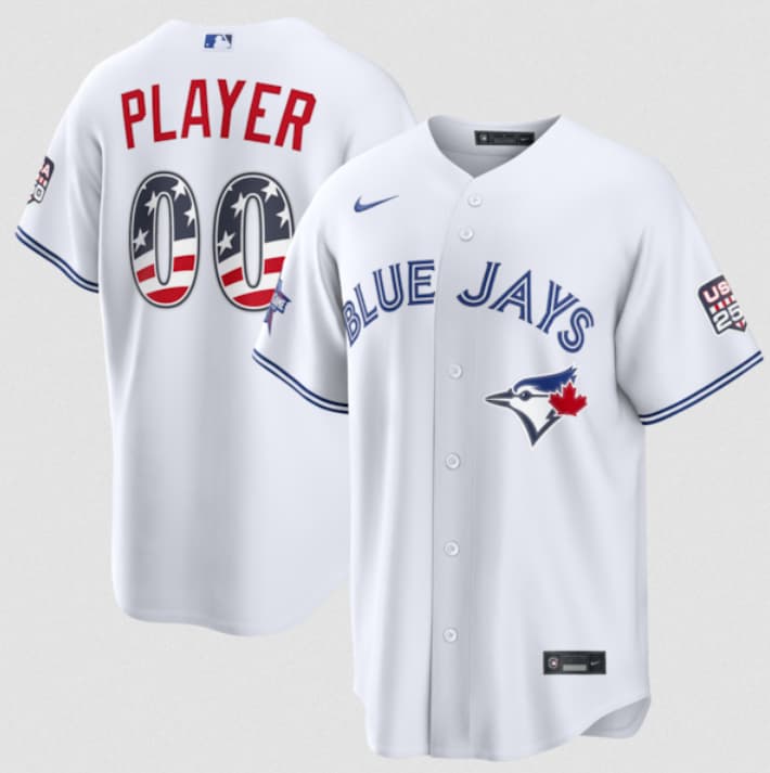 Custom Toronto Blue Jays white All-Star jersey