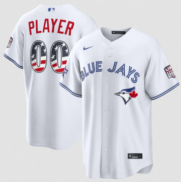 Custom Toronto Blue Jays white All-Star jersey