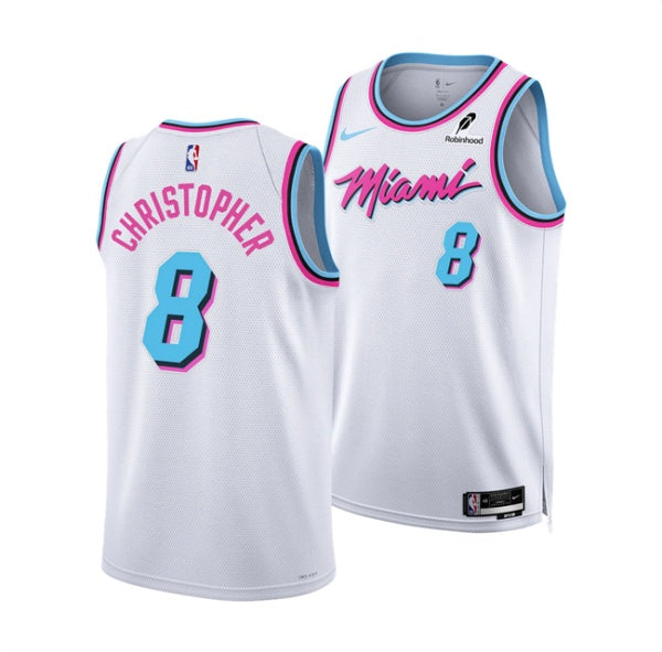 Josh Christopher Miami Heat white City Edition jersey