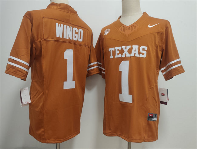 Ryan Wingo Texas Longhorns orange jersey