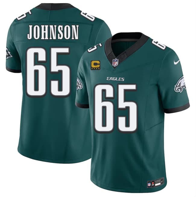 Lane Johnson Philadelphia Eagles green Vapor jersey