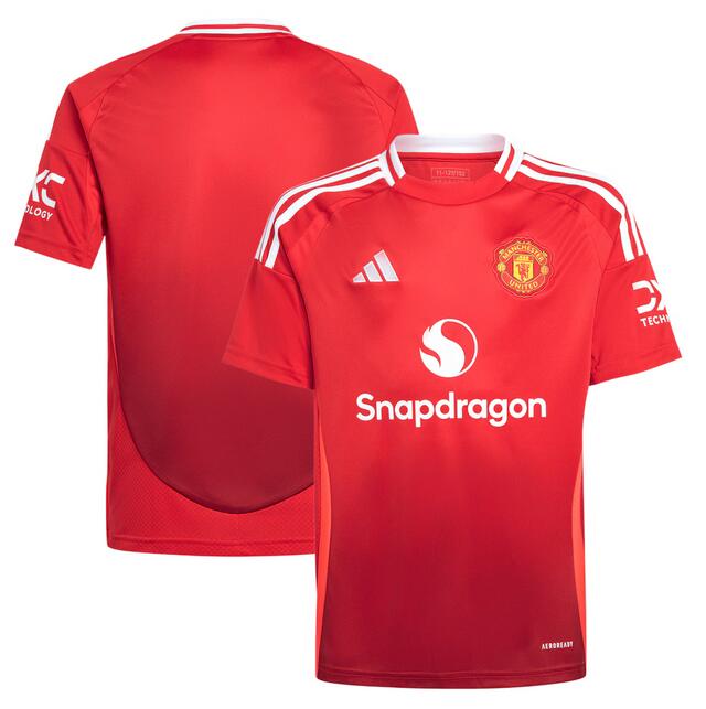 Custom Manchester United red Home jersey