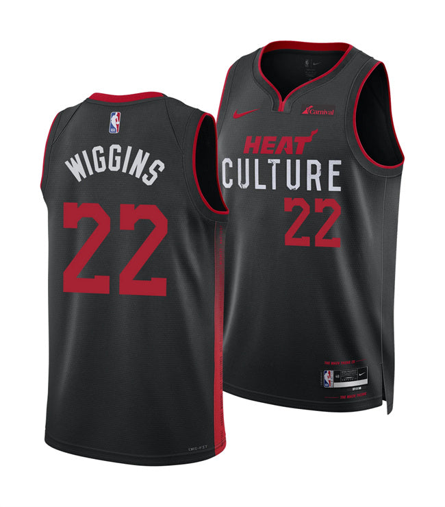 Andrew Wiggins Miami Heat black City Edition jersey
