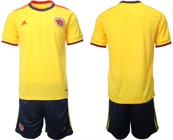 Custom Colombia National Team yellow Home jersey