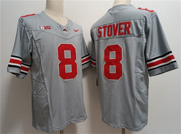Cade Stover Ohio State Buckeyes gray Limited jersey