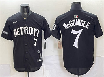 Kevin McGonigle Detroit Tigers black Vapor jersey