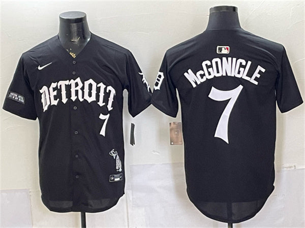 Kevin McGonigle Detroit Tigers black Vapor jersey