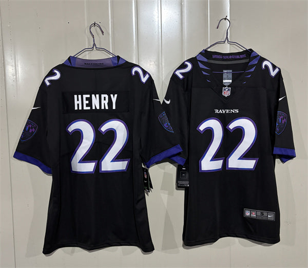 Derrick Henry Baltimore Ravens black Vapor jersey