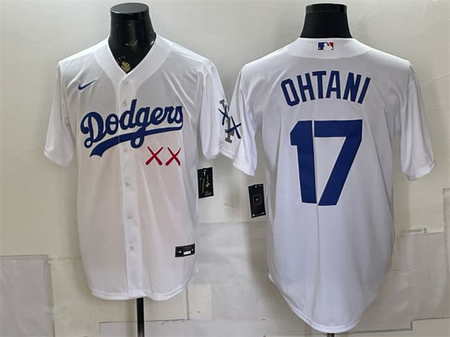 Shohei Ohtani Los Angeles Dodgers white Vapor jersey