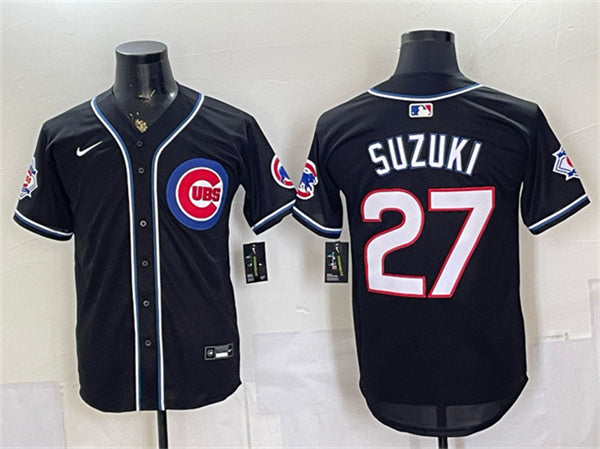 Seiya Suzuki Chicago Cubs black Vapor jersey
