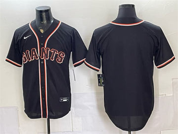 Custom San Francisco Giants black Fashion jersey