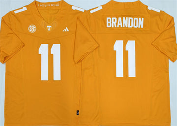 Faizon Brandon Tennessee Volunteers orange jersey