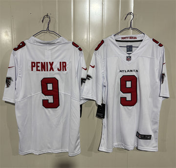 Michael Penix Jr Atlanta Falcons white Vapor jersey