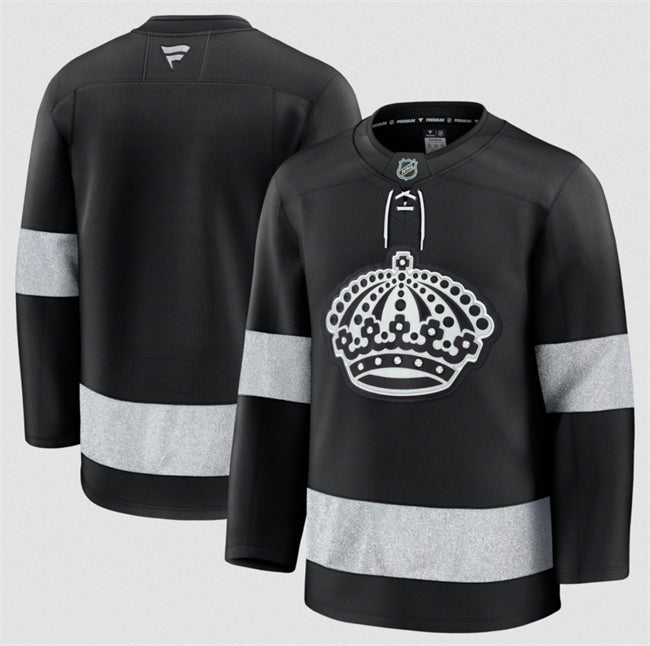 Custom Los Angeles Kings black Alternate jersey