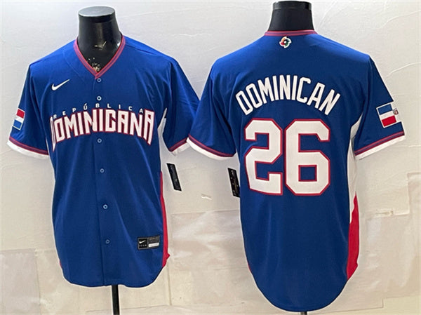 Dominican Republic Baseball royal Classic jersey