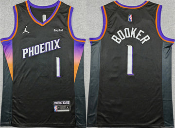 Devin Booker Phoenix Suns black jersey