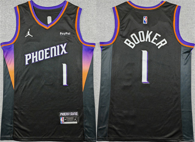 Devin Booker Phoenix Suns black jersey