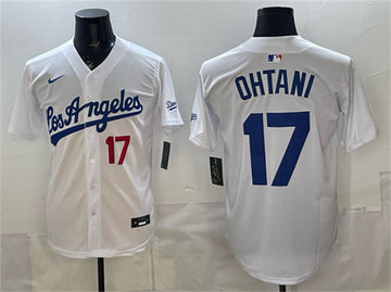 Shohei Ohtani Los Angeles Dodgers white Alternate jersey