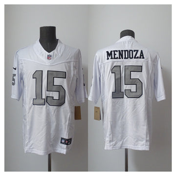 Fernando Mendoza Las Vegas Raiders white Color Rush jersey