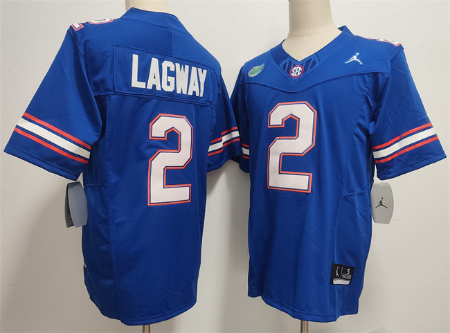 DJ Lagway Florida Gators royal jersey