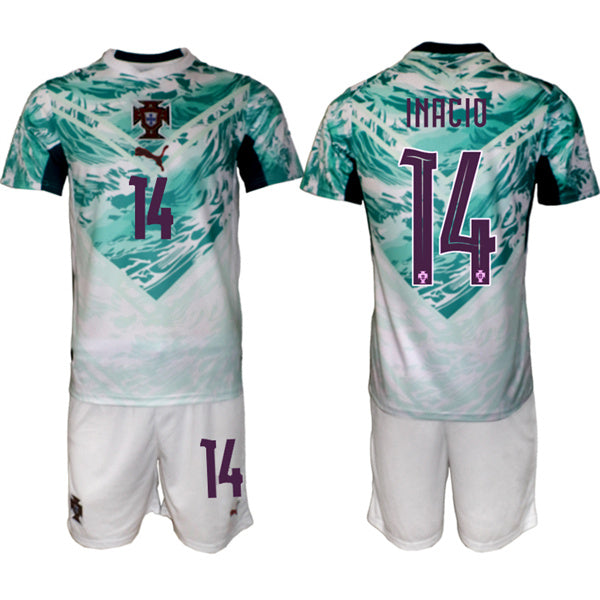 Gonçalo Inácio Portugal National Team green Away jersey
