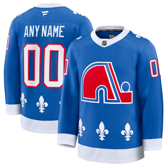 Custom Colorado Avalanche blue Alternate jersey