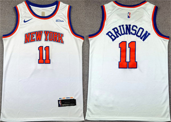 Jalen Brunson New York Knicks white jersey