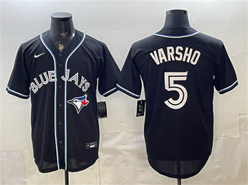 Daulton Varsho Toronto Blue Jays black Fashion jersey