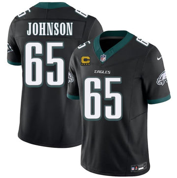 Lane Johnson Philadelphia Eagles black Vapor jersey