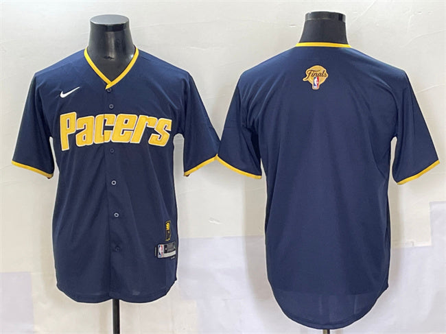 Custom Indiana Pacers navy Vapor jersey