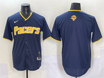 Custom Indiana Pacers navy Vapor jersey