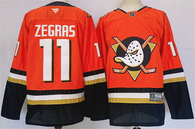 Trevor Zegras Anaheim Ducks jersey