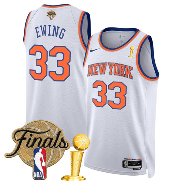 Patrick Ewing New York Knicks white jersey