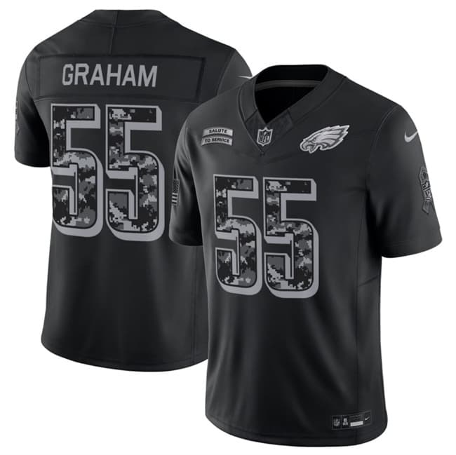 Brandon Graham Philadelphia Eagles black Salute To Service jersey