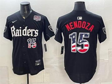 Fernando Mendoza Las Vegas Raiders black Vapor jersey