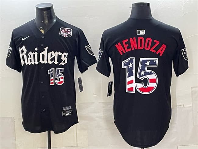 Fernando Mendoza Las Vegas Raiders black Vapor jersey