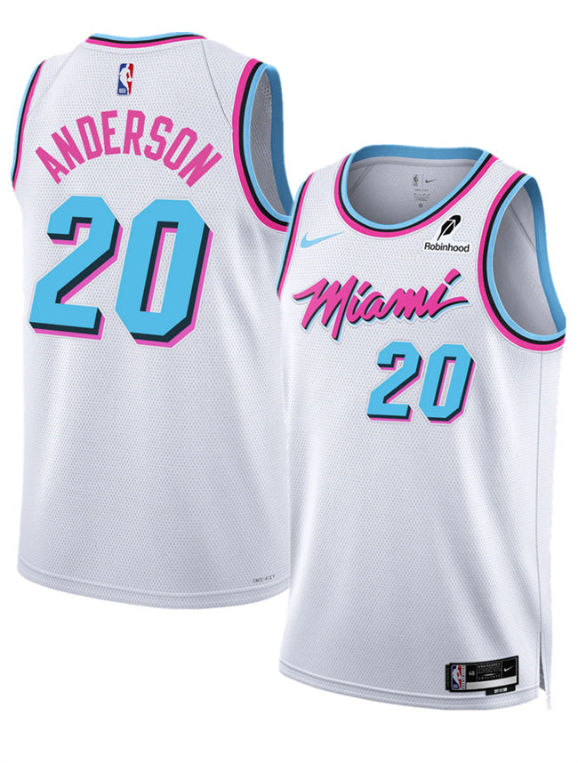 Kyle Anderson Miami Heat white City Edition jersey