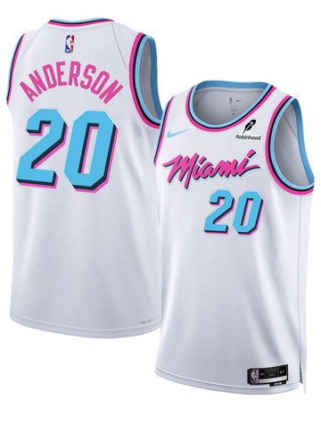 Kyle Anderson Miami Heat white City Edition jersey