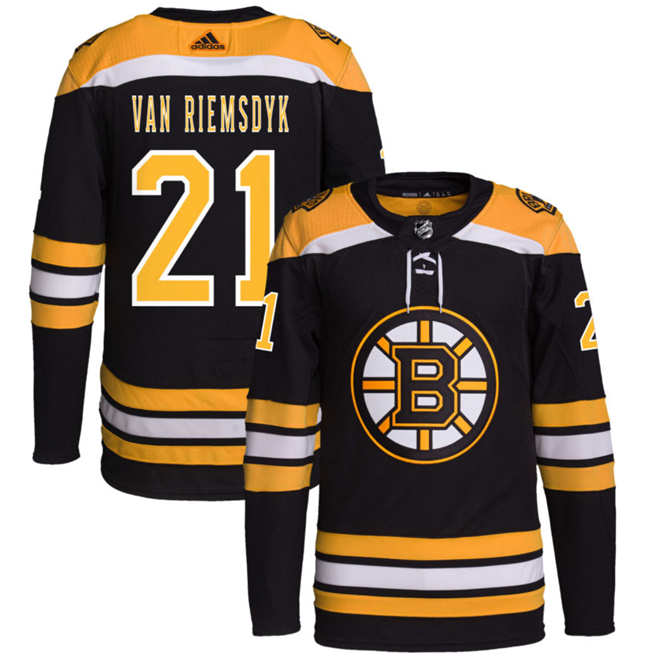 James van Riemsdyk Boston Bruins black jersey