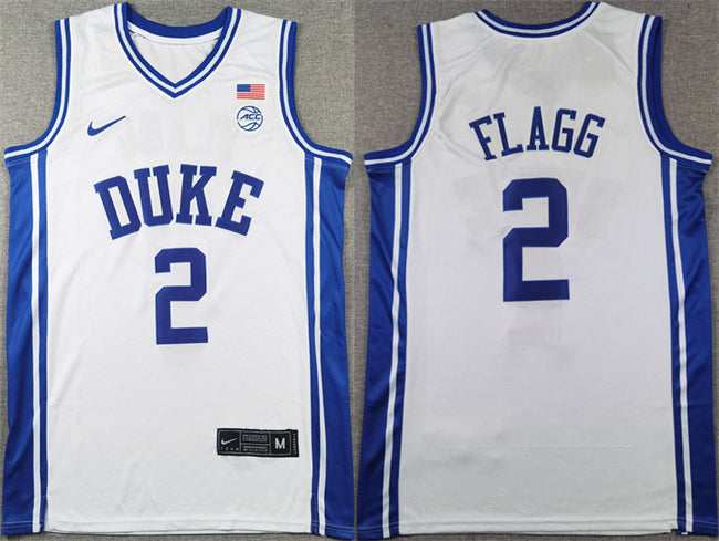Cooper Flagg Duke Blue Devils white jersey