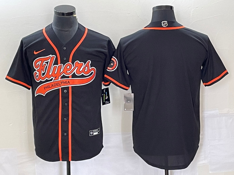 Custom Philadelphia Flyers black jersey