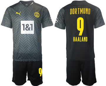 Erling Haaland Borussia Dortmund black Away jersey