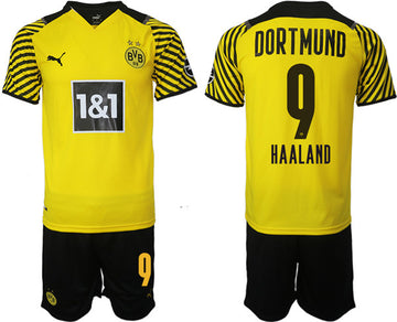 Erling Haaland Borussia Dortmund yellow Home jersey