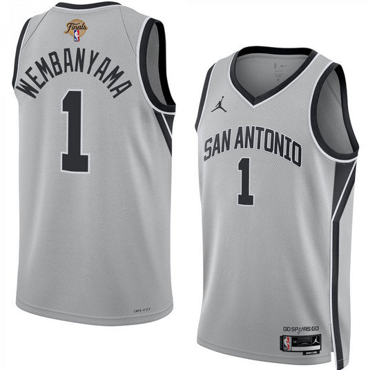 Victor Wembanyama San Antonio Spurs gray jersey