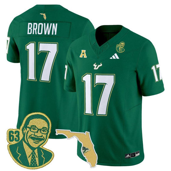 Byrum Brown South Florida Bulls green jersey