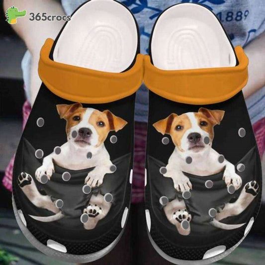 Paw Print Pattern Clog Sandals