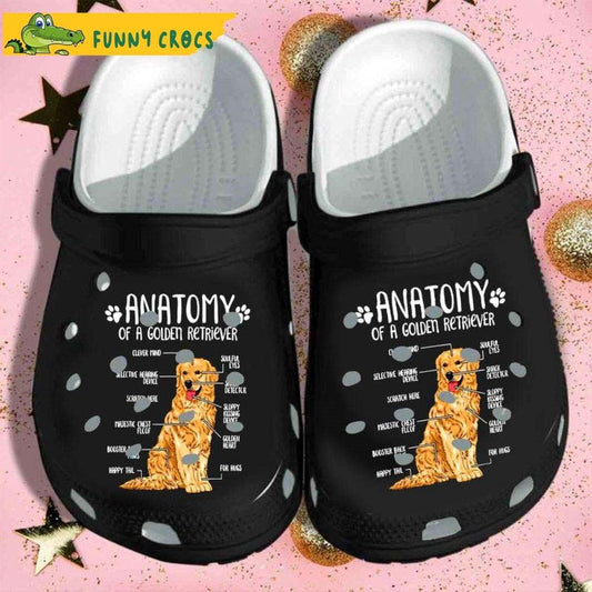 Golden Retriever Face All-Over Clog Sandals